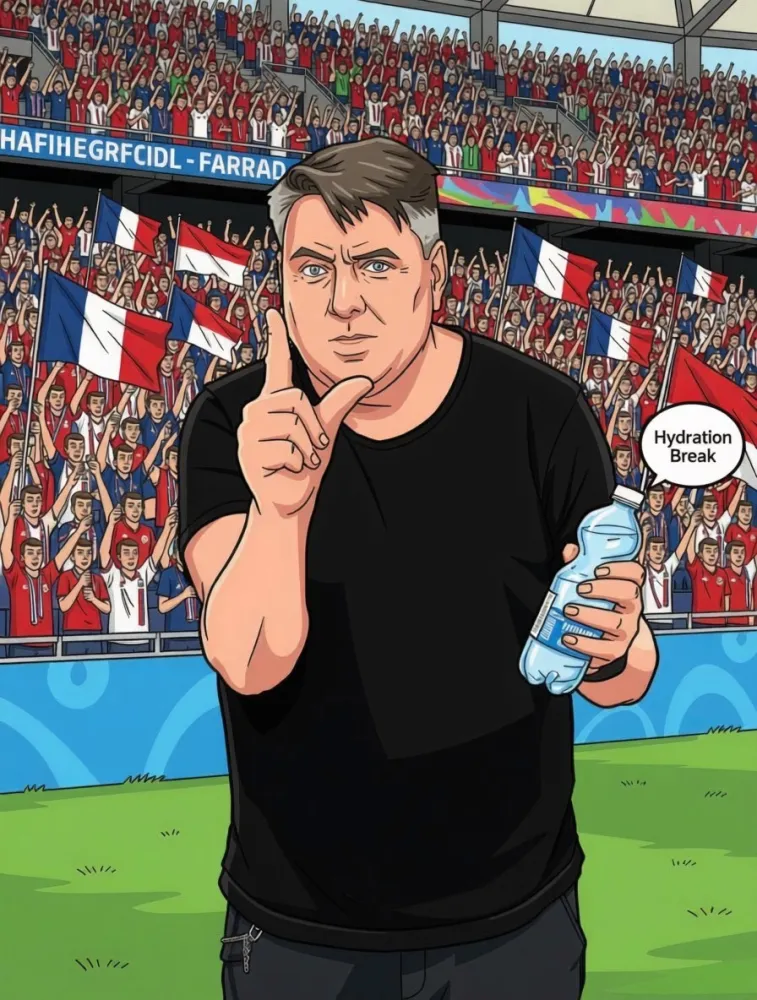 Chefredakteur Klaus Richter mit seinem WM-Tipp